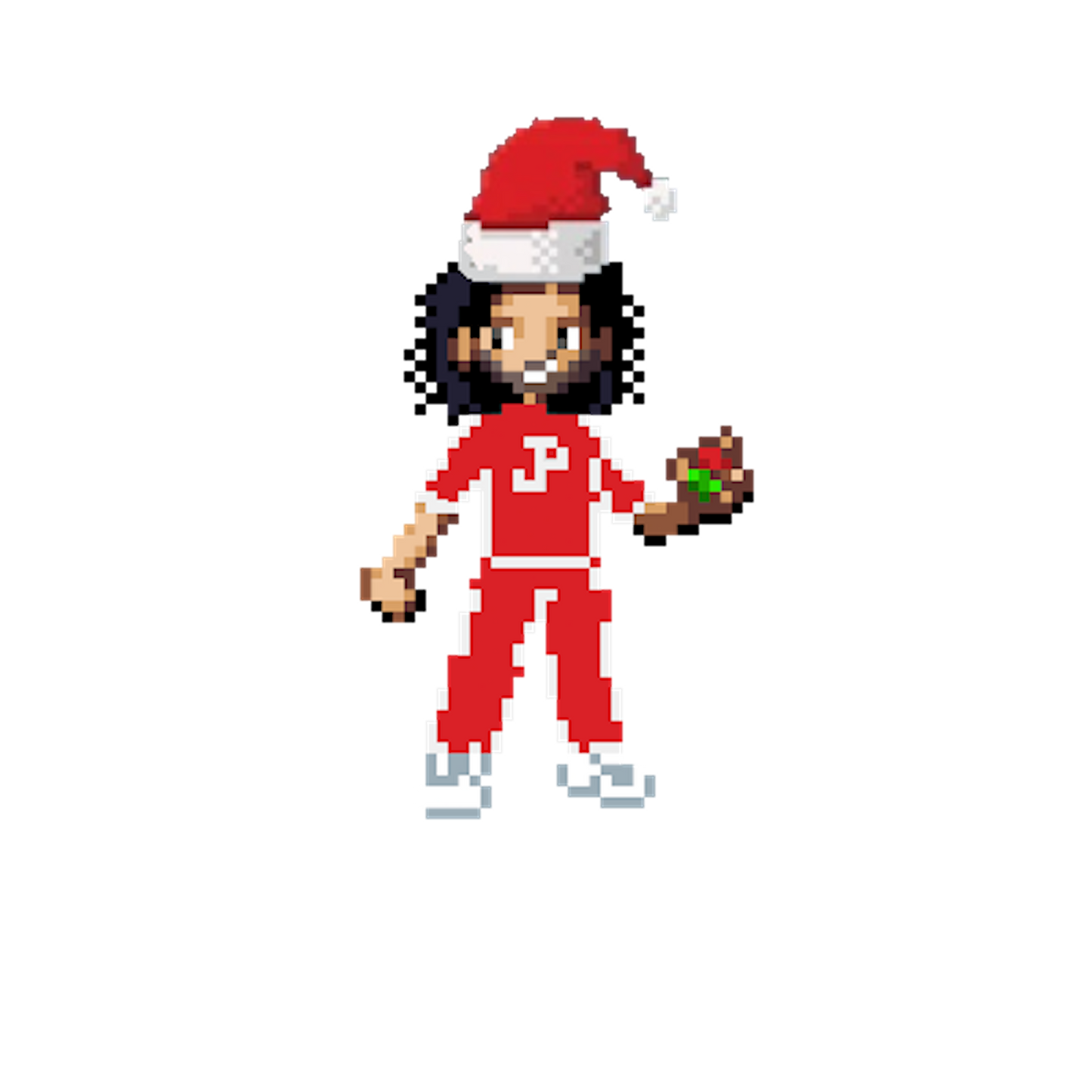 Santa Paulished Sticker Red (Limited Holographic) *NEW*