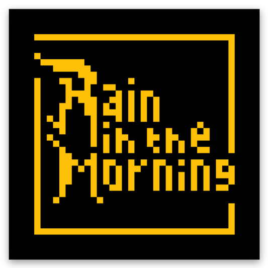 BIG Rain In The Morning Gold Sticker (Limited)