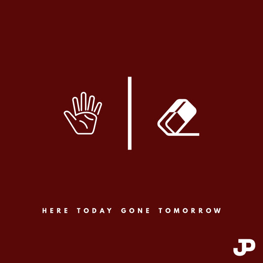 Here Today, Gone Tomorrow Sticker (Limited Holographic) *NEW*