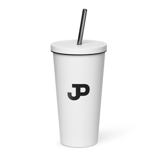 JP Logo Insulated Tumbler w/ Straw