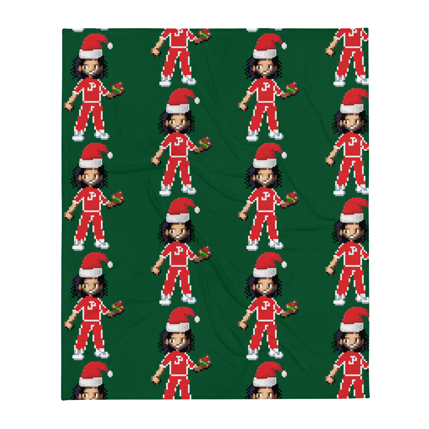 Santa Paulished Throw Blanket