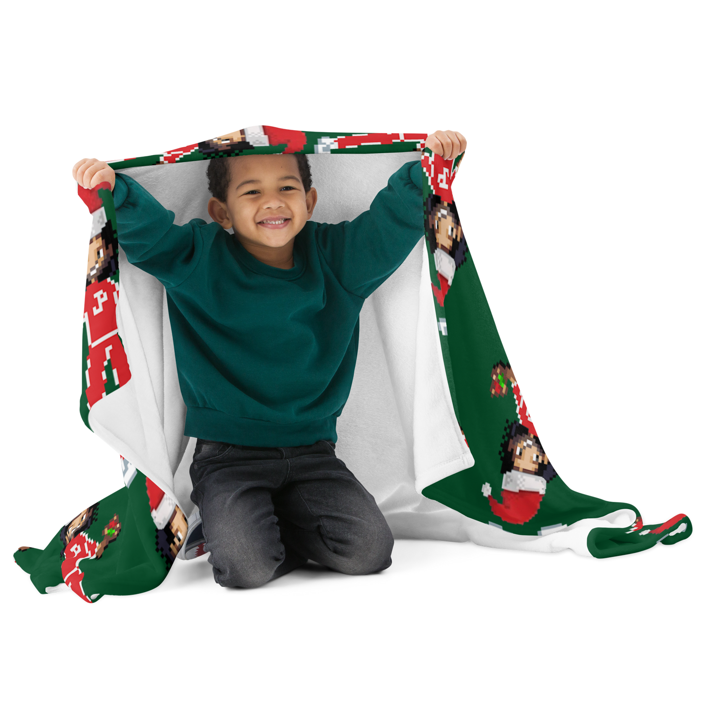 Santa Paulished Throw Blanket