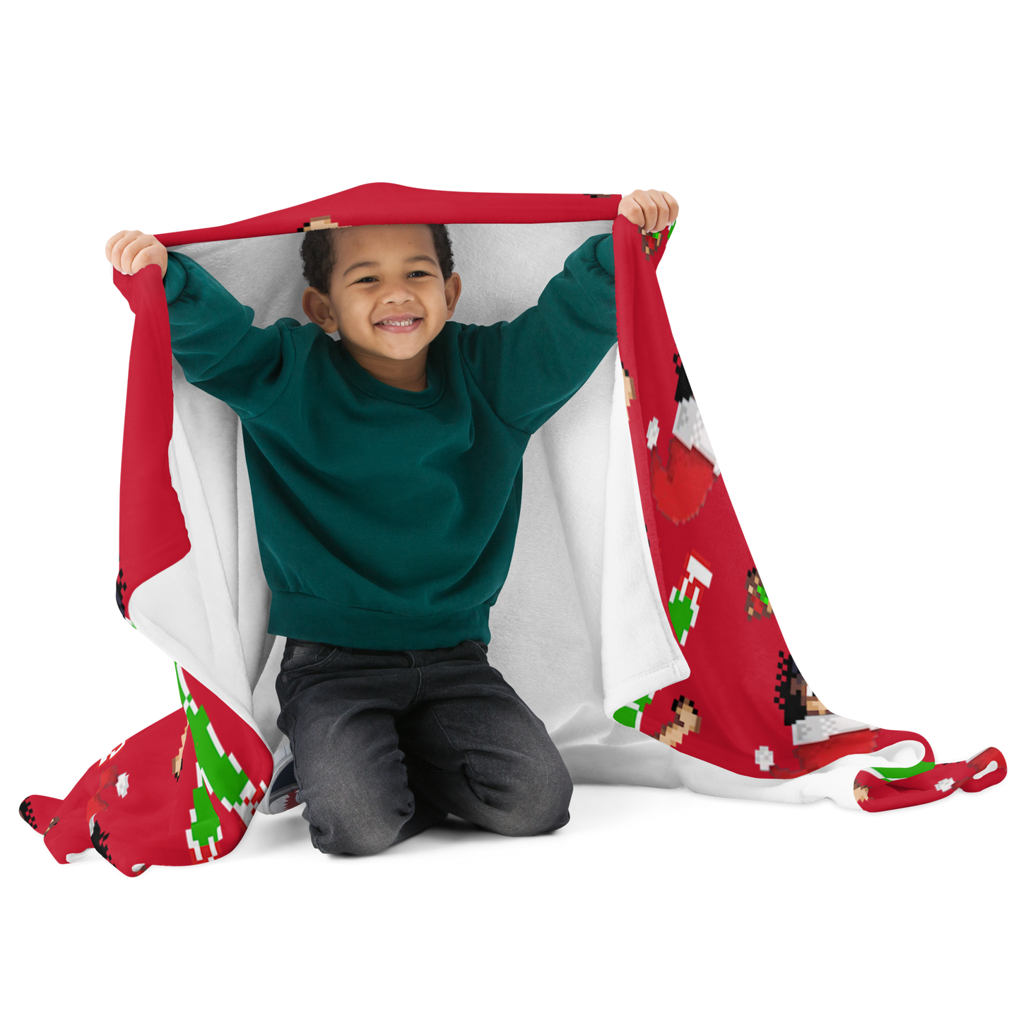 Santa Paulished Throw Blanket