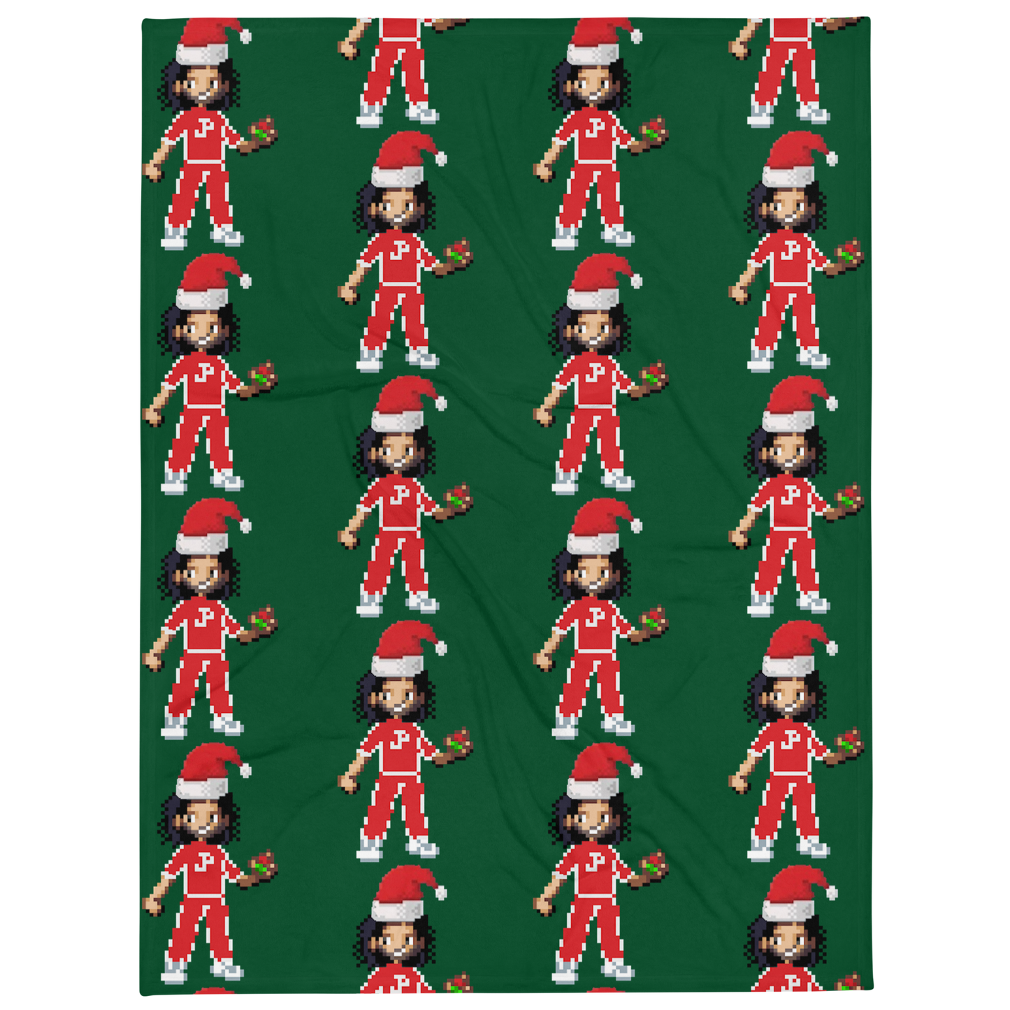 Santa Paulished Throw Blanket