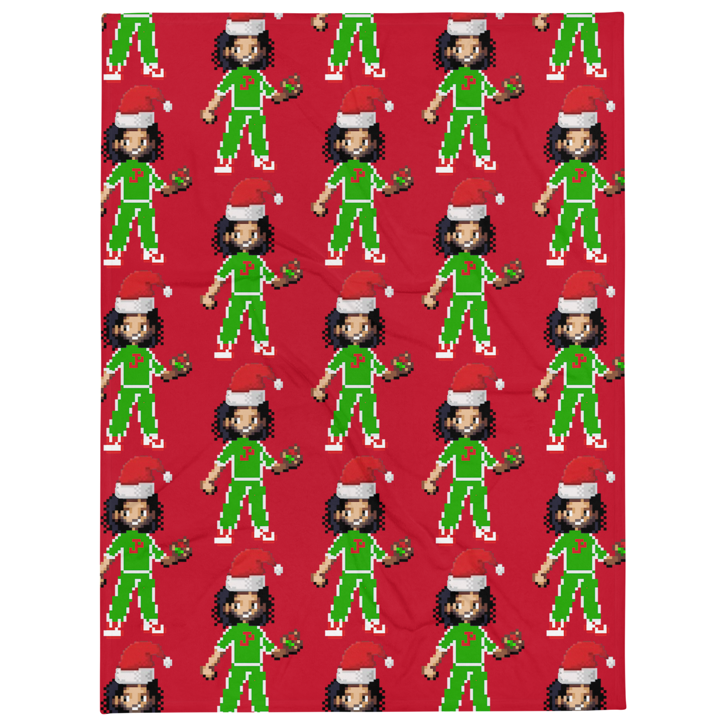 Santa Paulished Throw Blanket