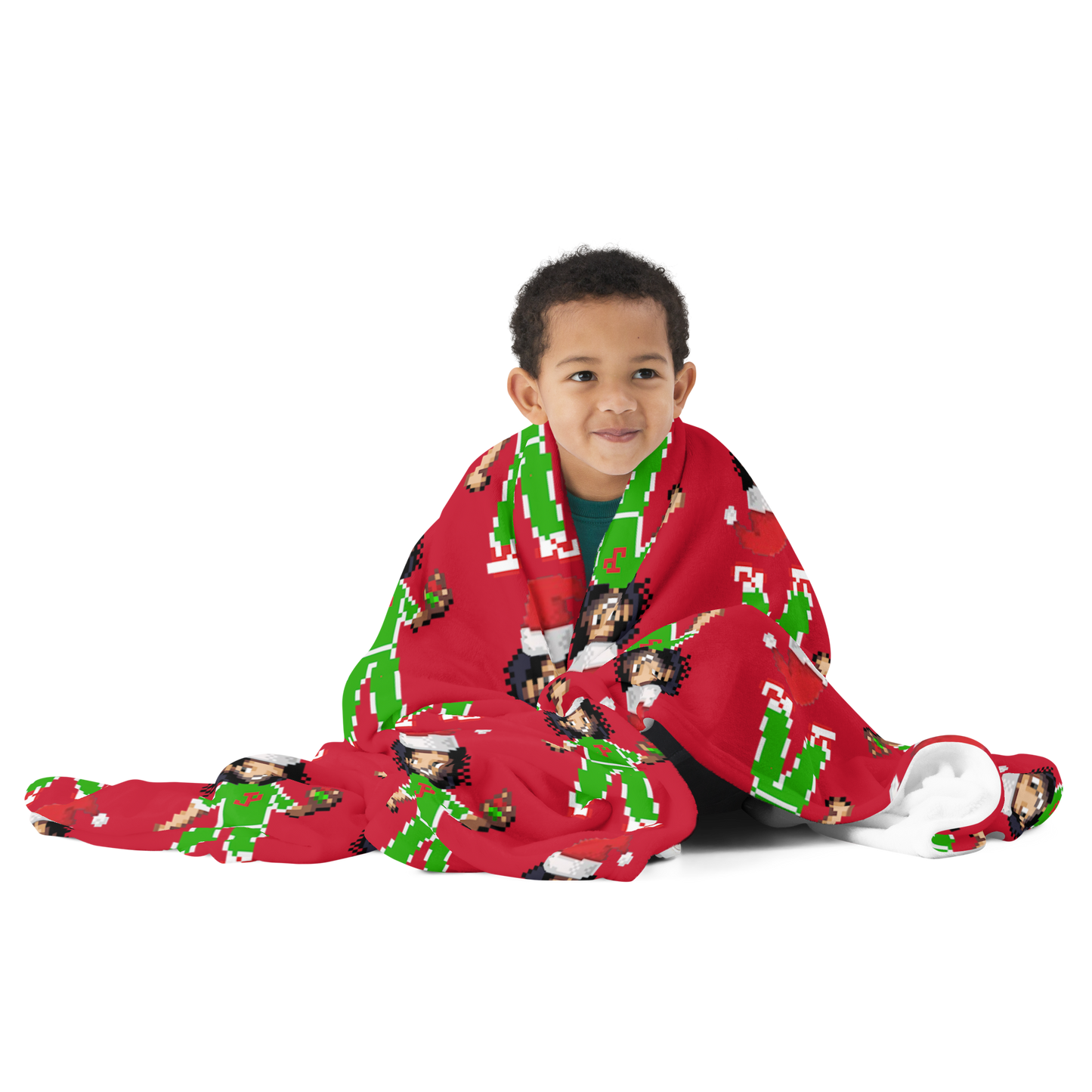 Santa Paulished Throw Blanket