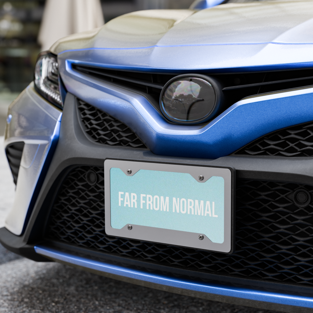 Jpaulished Cover Vanity License Plate