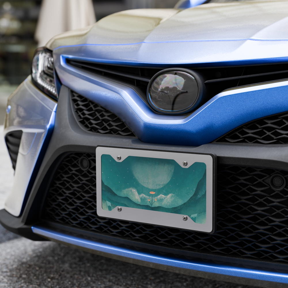 Jpaulished Cover Vanity License Plate