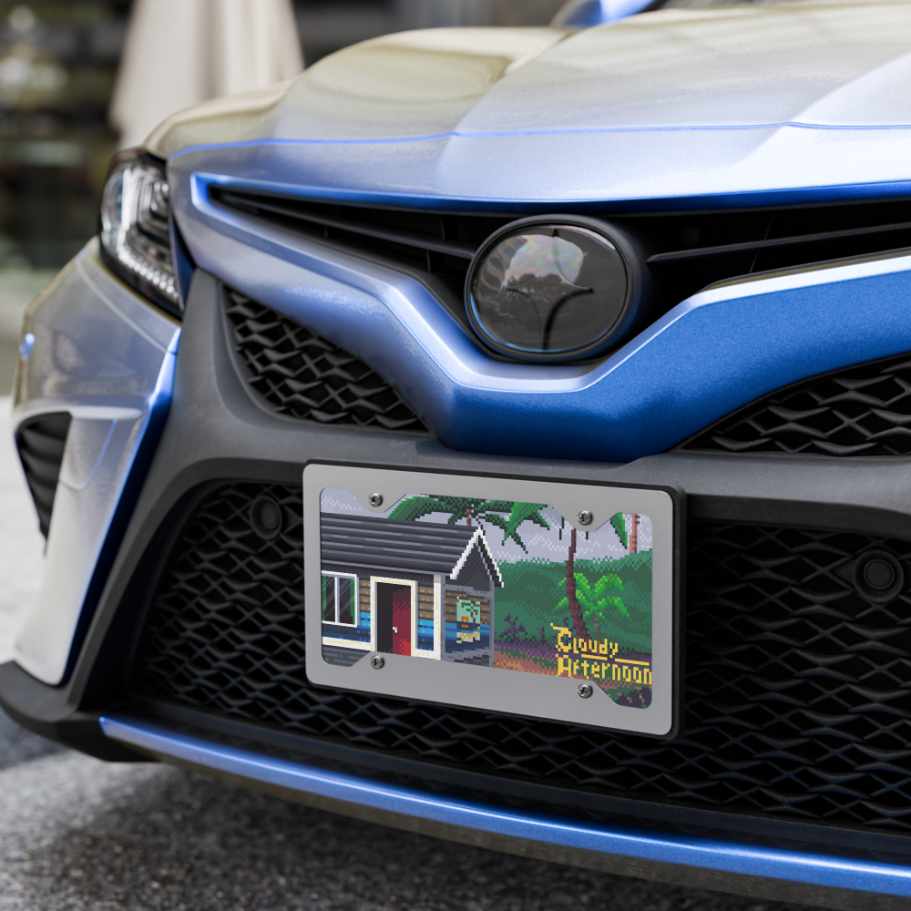 Jpaulished Cover Vanity License Plate