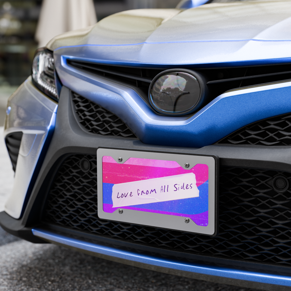 Jpaulished Cover Vanity License Plate